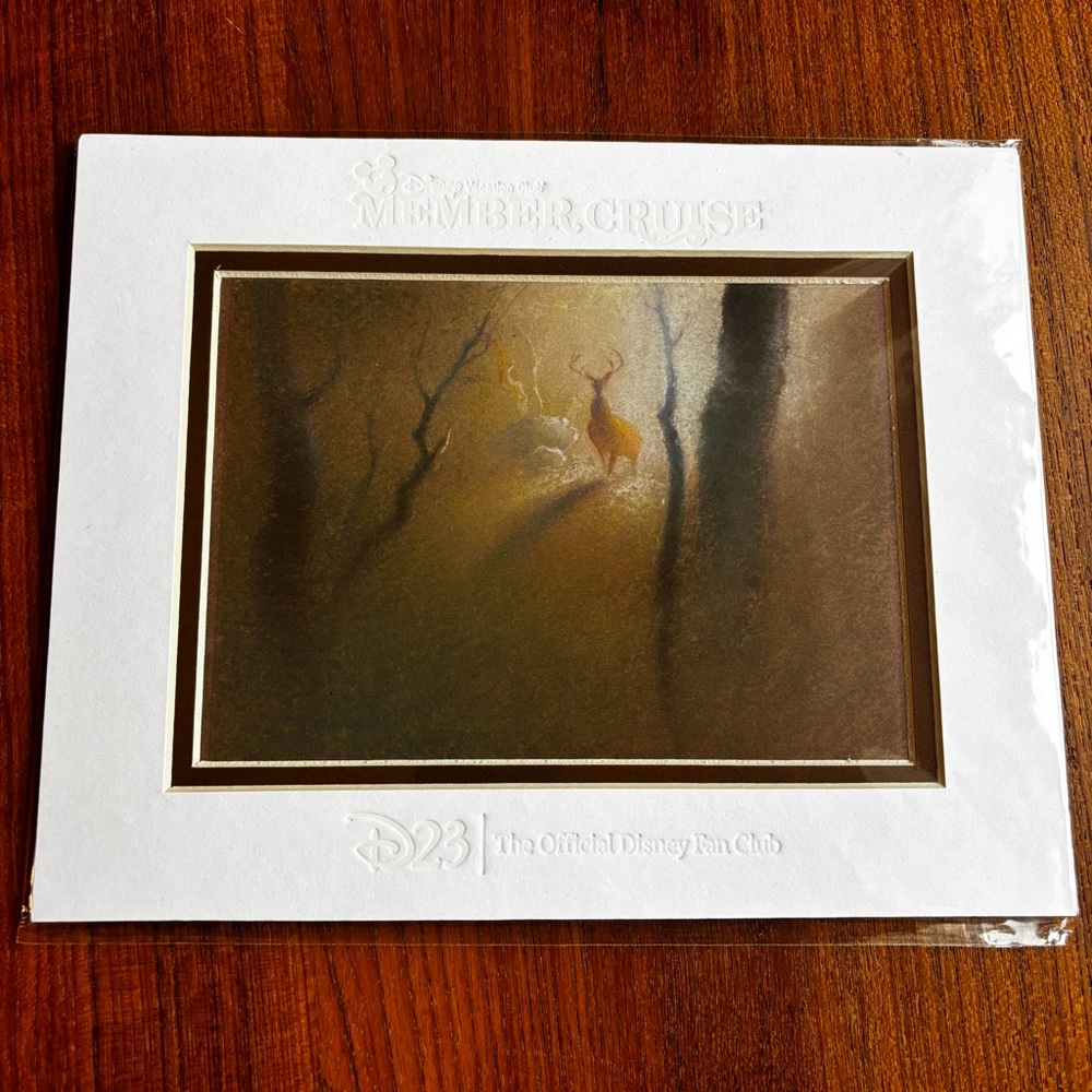 Disney D23 Member Cruise Fan Club Concept Art 2017 Bambi Art Print